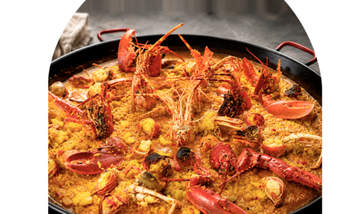 Paella de marisco - Restaurante Mar y Montaña - Arrocería & Brasería en Zamora